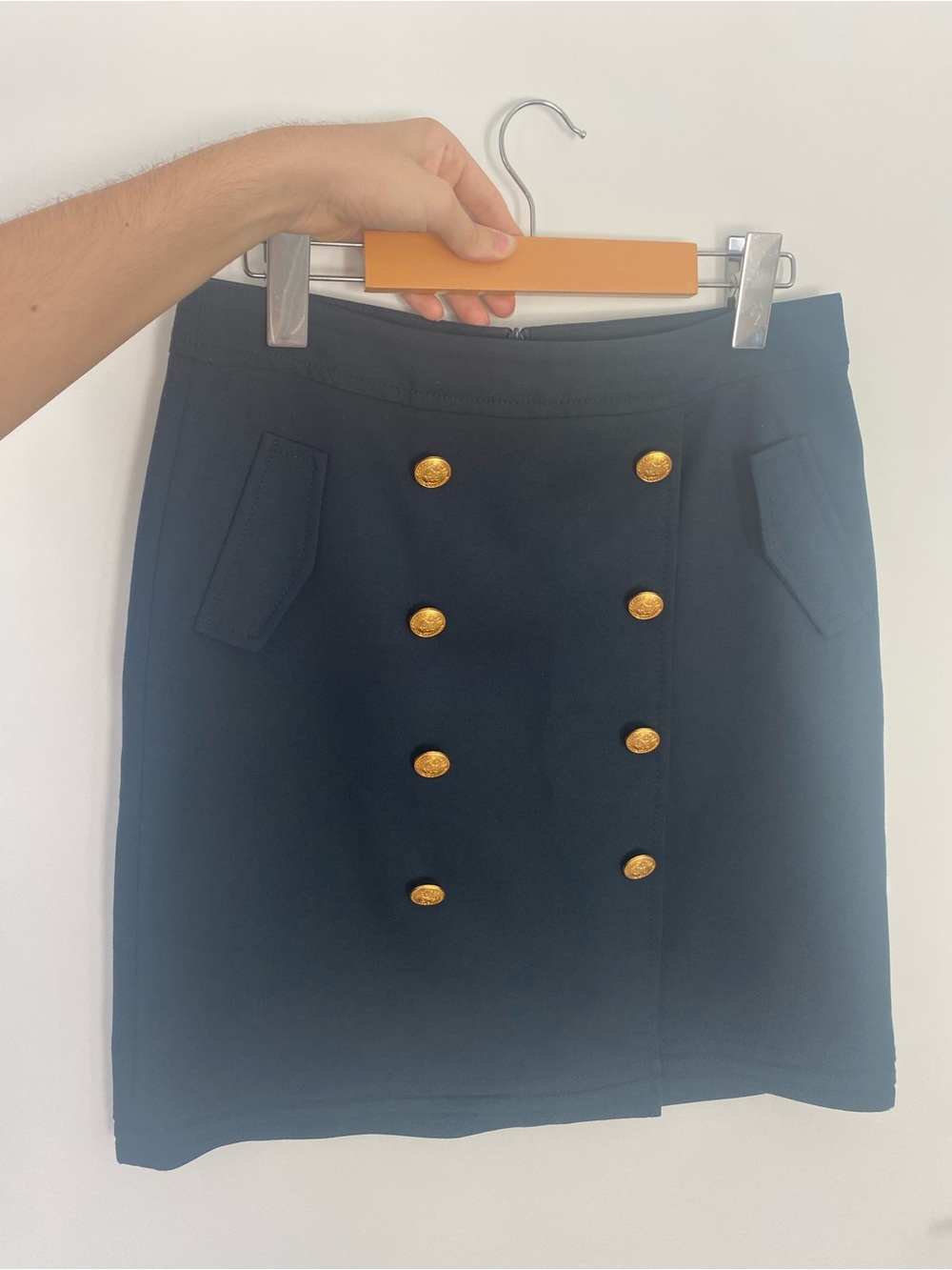 Navy Mini Skirt